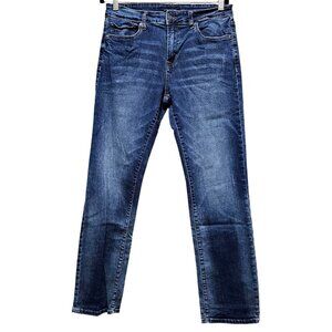 Aeropostale Woman's Straight Leg Jeans Medium Wash Denim Casual Wear Size 34